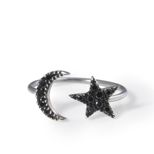 Anillo Moon & Star Ring