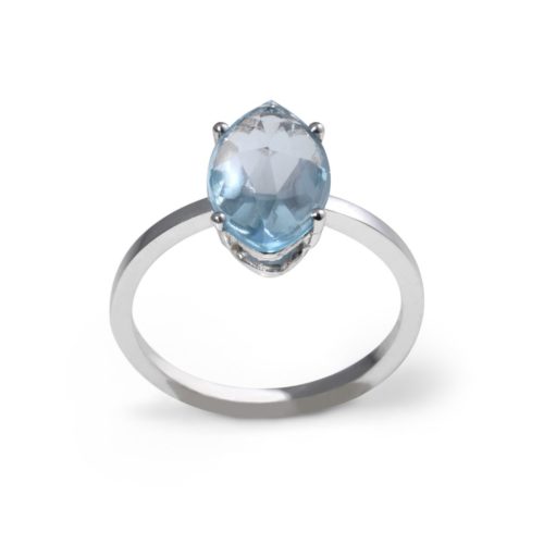 Anillo Sweet Blue Midi