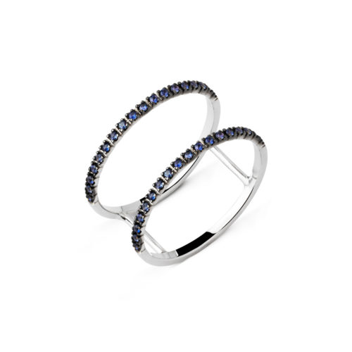 Anillo Double Trouble Blue